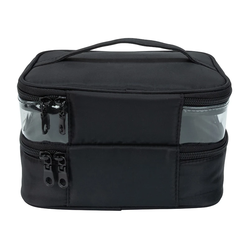VERONA Clear Train Case Makeup Bag