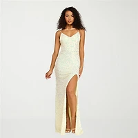 B. Smart Womens Juniors V Neck Sleeveless Bodycon Dress