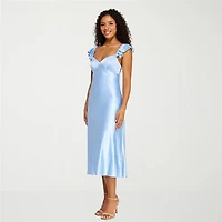 B. Darlin Womens Juniors Sleeveless Slip Dress