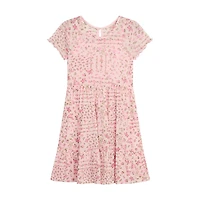 by&by girl Big Kid Girls Cap 2-pc. Dress Set