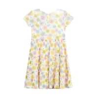by&by girl Little Girls Cap Floral 2-pc. Dress Set