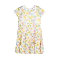 by&by girl Little Girls Cap Floral 2-pc. Dress Set