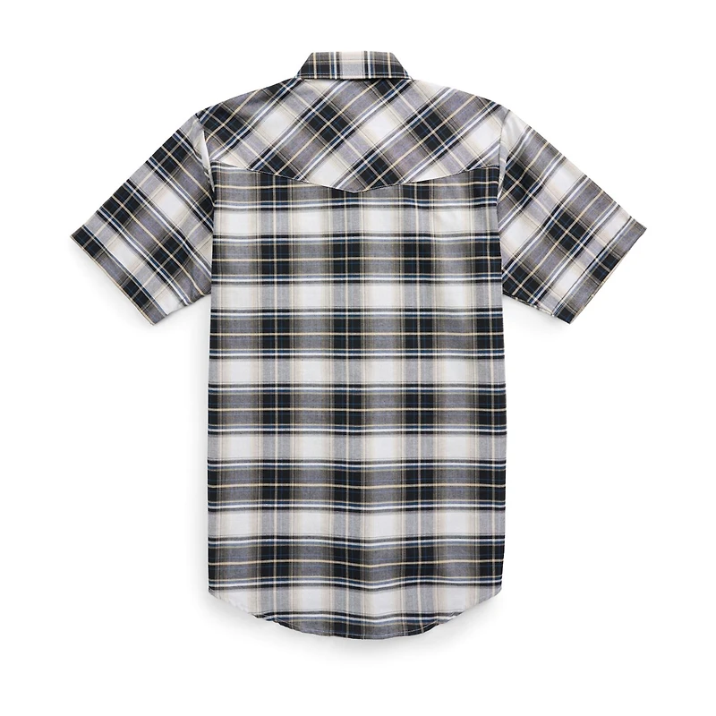 Ely Cattleman Mens Short Sleeve Western Shirt