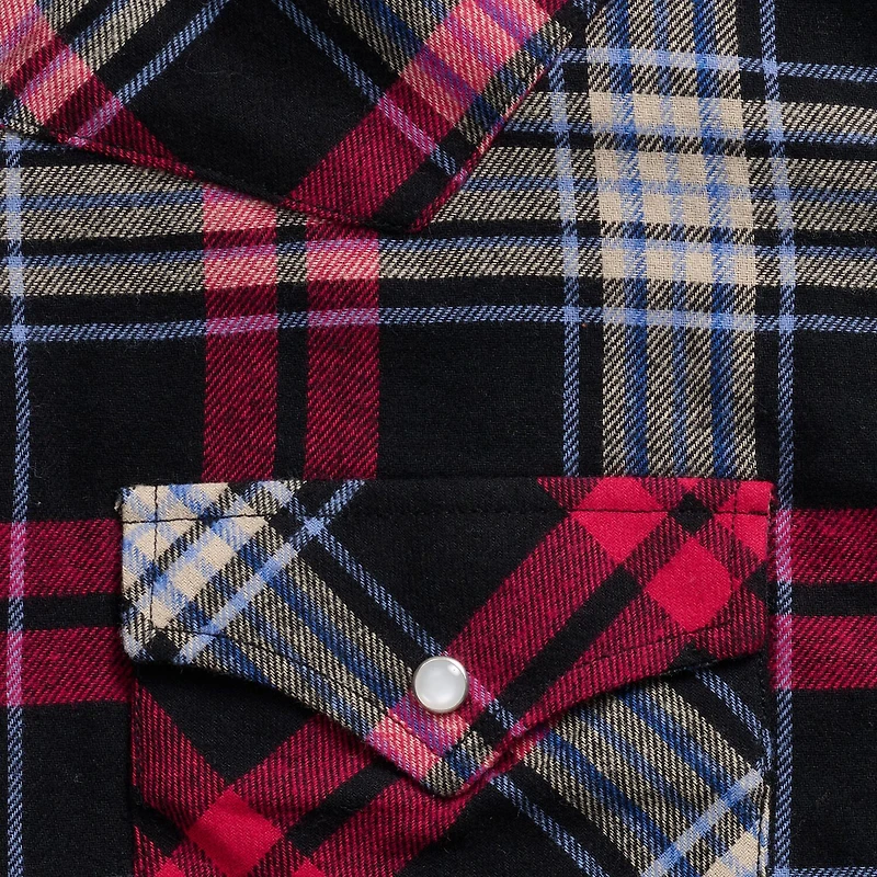 Ely Cattleman Mens Long Sleeve Classic Fit Flannel Shirt
