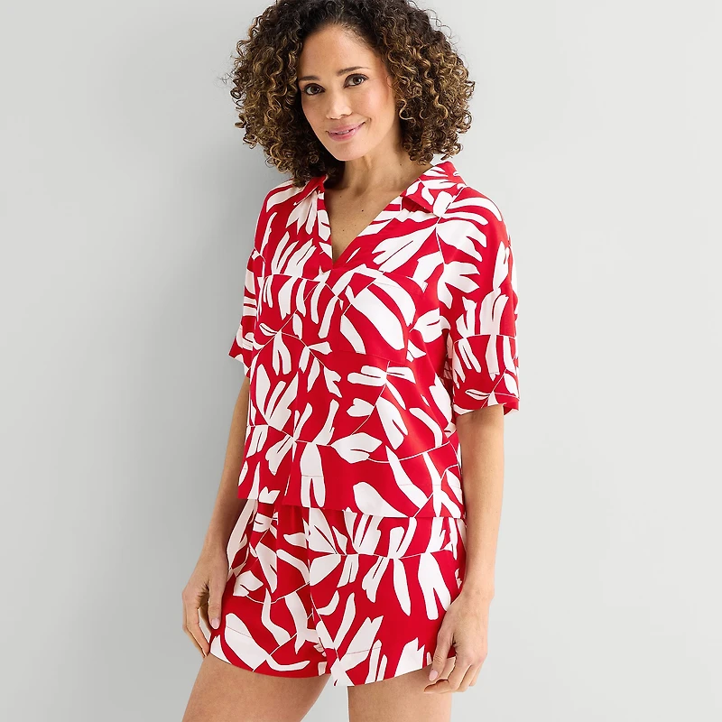 Liz Claiborne Cool and Calm Womens 2-pc. Pajama Set