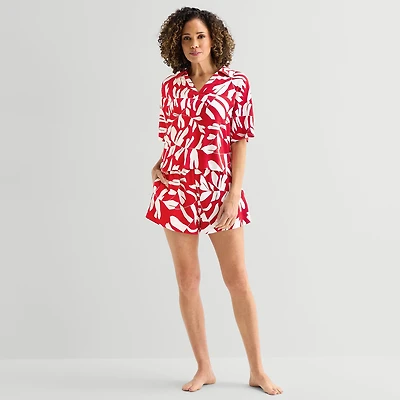 Liz Claiborne Cool and Calm Womens 2-pc. Pajama Set