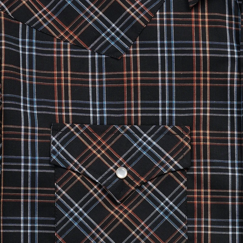 Ely Cattleman Mens Long Sleeve Western Shirt