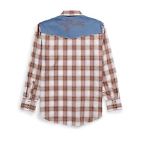 Ely Cattleman Mens Long Sleeve Western Shirt