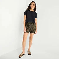 A.N.A Womens Easy-on + Easy-off Crew Neck Short Sleeve Adaptive T-Shirt