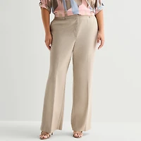Worthington Plus Womens Modern Perfect Trouser