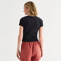 a.n.a Perfect Tee Womens Tall Crew Neck Short Sleeve T-Shirt