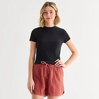 a.n.a Perfect Tee Womens Tall Crew Neck Short Sleeve T-Shirt