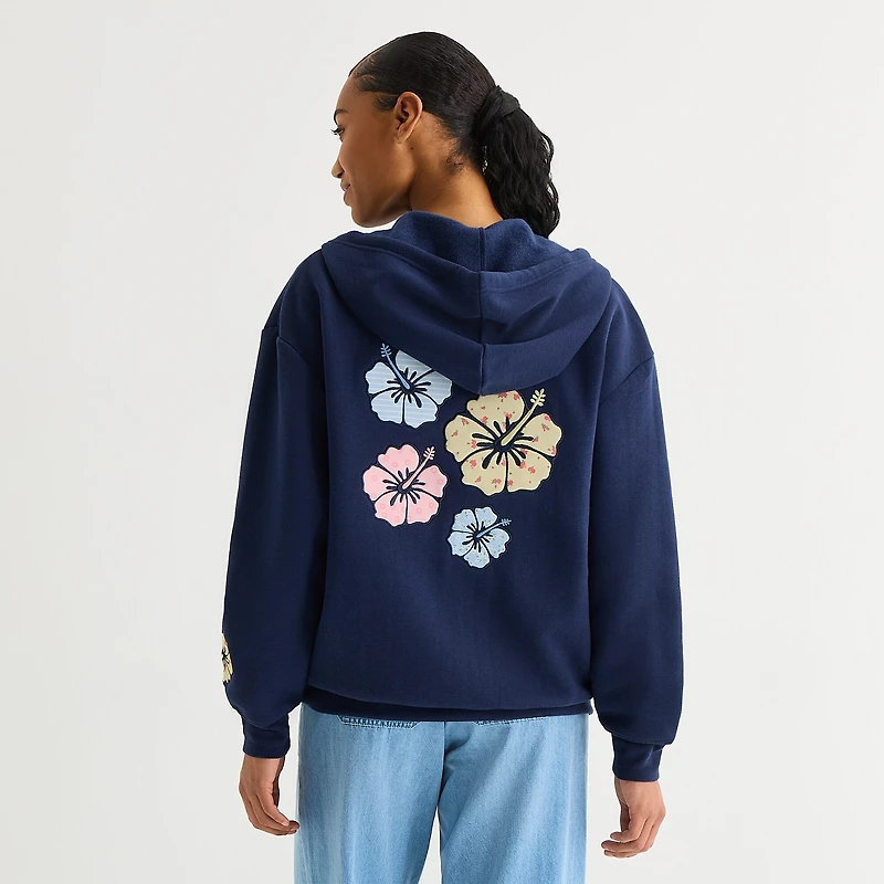 Forever 21 Womens Juniors Long Sleeve Zipper Hoodie