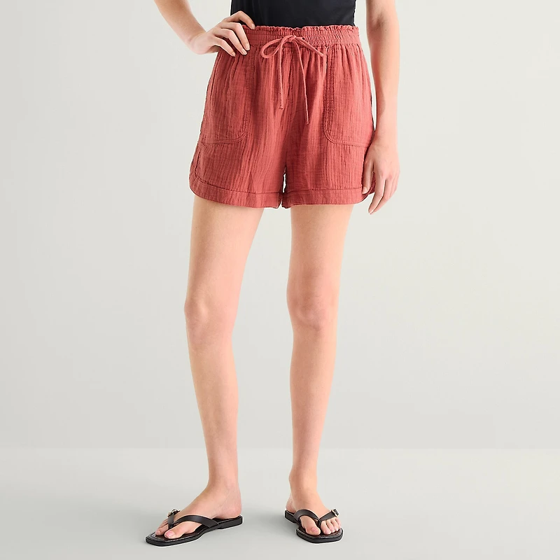 a.n.a Womens 3 1/2" Pull-On Short