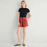 a.n.a Womens 3 1/2" Pull-On Short