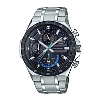 Casio Edifice Mens Silver Tone Stainless Steel Bracelet Watch Eqs920db-1bv