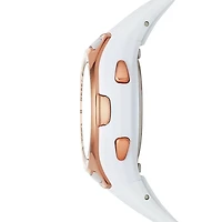 Skechers Artesia Womens Chronograph Digital White Strap Watch Sr2011