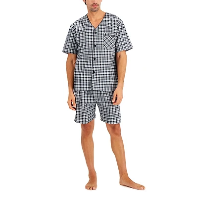 Hanes Mens Short Sleeve 2-pc. Big Pajama Set