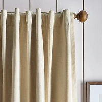 Martha Stewart Lido Rod Pocket Back Tab Blackout Set of 2 Curtain Panel