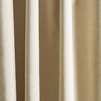 Martha Stewart Lido Rod Pocket Back Tab Blackout Set of 2 Curtain Panel