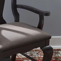 Linon Lynk Wooden Upholstered Armchair