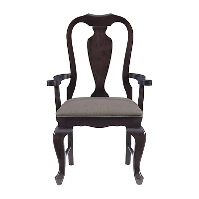 Linon Lynk Wooden Upholstered Armchair
