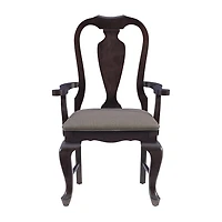 Linon Lynk Wooden Upholstered Armchair
