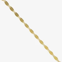 Made in Italy Womens 14K Gold 18 Inch Link Chain Necklace
