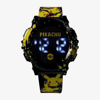 Pokemon Boys Black Strap Watch Pok4413jc