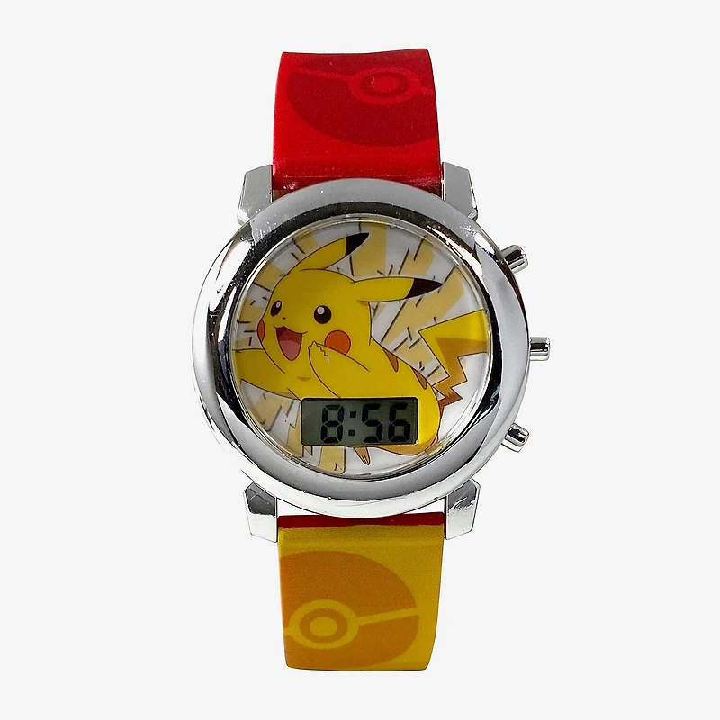 Pokemon Boys Multicolor Strap Watch Pok40074jc