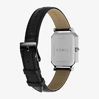 Timex Womens Black Leather Strap Watch Tw2y00800ji