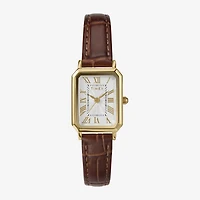 Timex Womens Brown Leather Strap Watch Tw2y00900ji