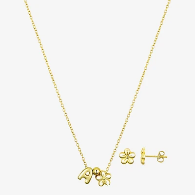 Bijoux Bar Delicates Womens Flower 2-pc. Jewelry Set