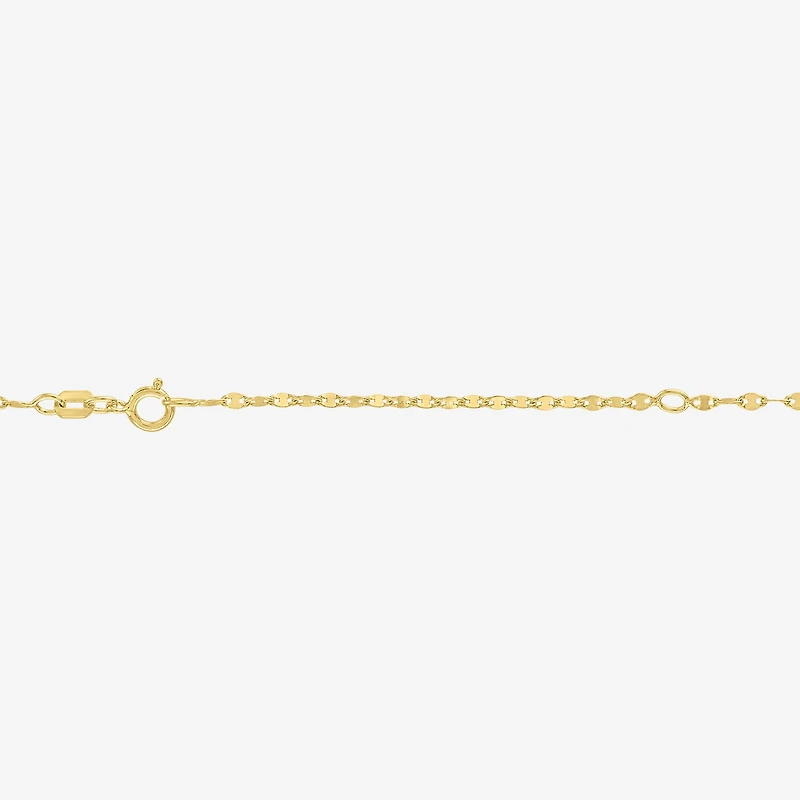 (G-H / I1-12) "Mom" Womens 1/3 CT. T.W. Lab Grown White Diamond 10K Gold Heart 18 Inch Pendant Necklace