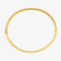 Diamond Addiction (G-H / I1-I2) 1/10 CT. T.W. Lab Grown White Sterling Silver or 14K Gold Over Bangle Bracelet