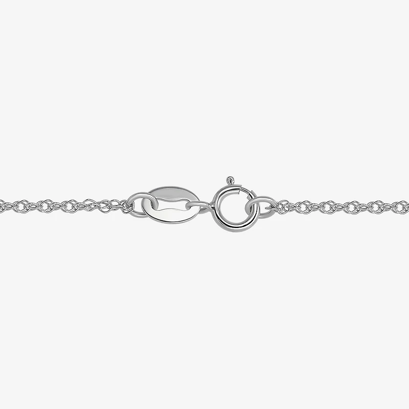 "Mom" Womens Sterling Silver 18 Inch Locket Necklace