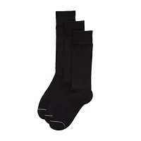 Stafford Super Soft Lux Mens 3 Pair Big and Tall Crew Socks