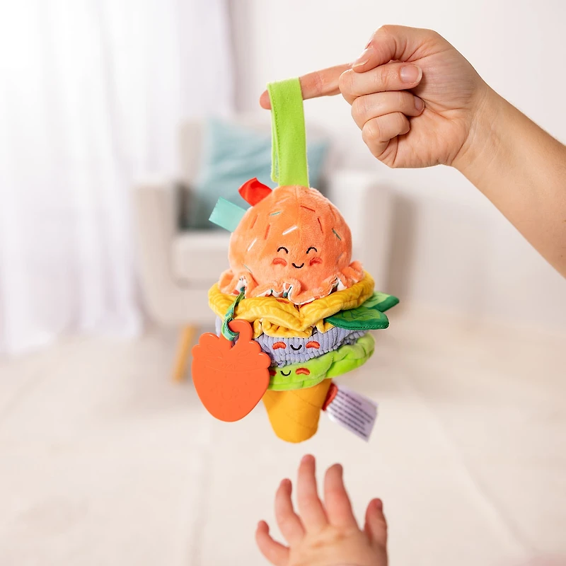 Melissa & Doug Ice Cream Take-Along Pull Toy Interactive Toy