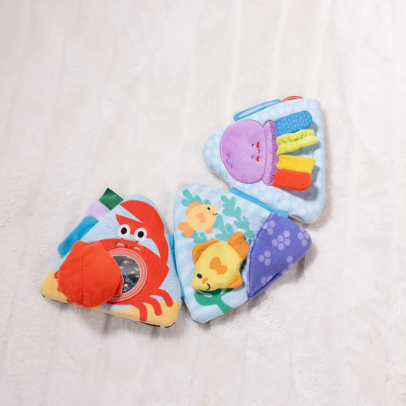 Melissa & Doug Ocean Tummy Time Triangle Interactive Toy
