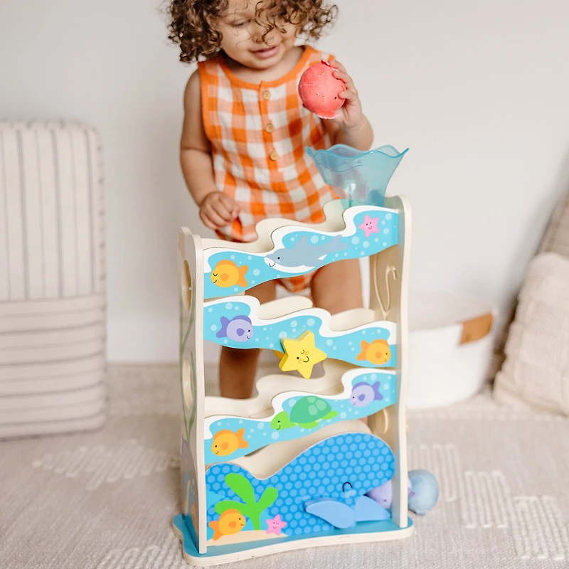 Melissa & Doug Rollables Ocean Slide Interactive Toy