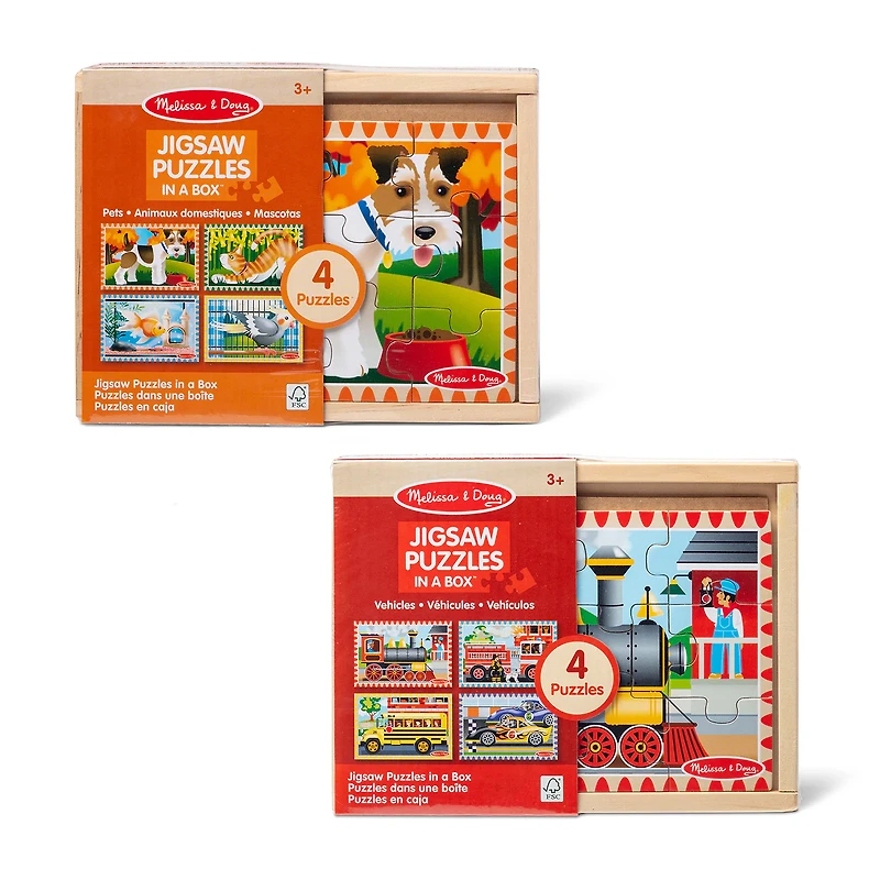 Melissa & Doug Jigsaw In A Box Bundle 2-pc. Puzzle