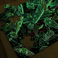 Melissa & Doug Outer Space Glow In The Dark Floor 48-pc. Puzzle