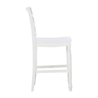 Asher Bar & Counter Stools in White Wood