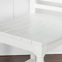 Asher Bar & Counter Stools in White Wood