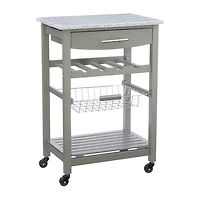 Roger Granite Top Kitchen Island