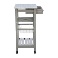 Roger Granite Top Kitchen Island