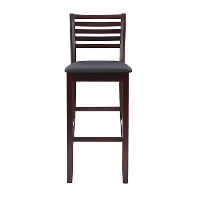Triena Ladder Barstool with Back