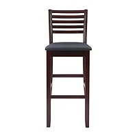 Triena Ladder Barstool with Back