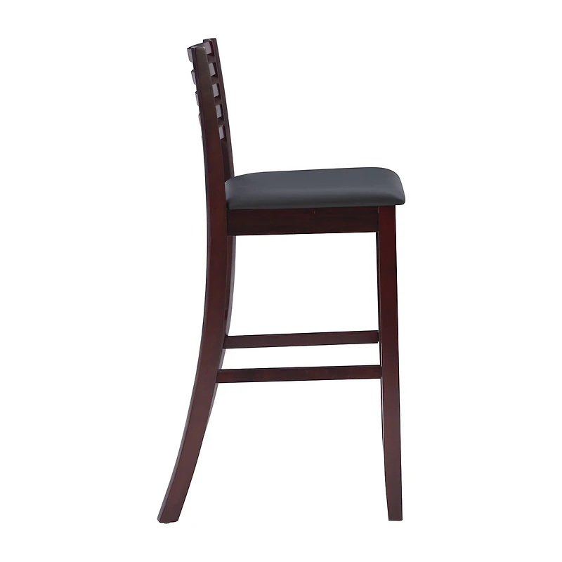 Triena Ladder Barstool with Back