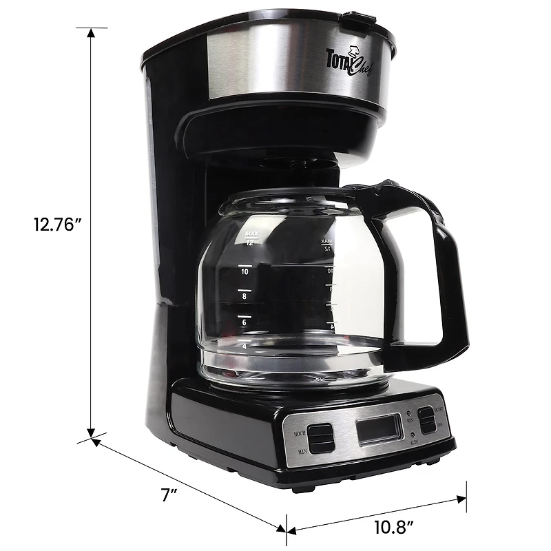 Total Chef Programmable Drip Coffee Maker